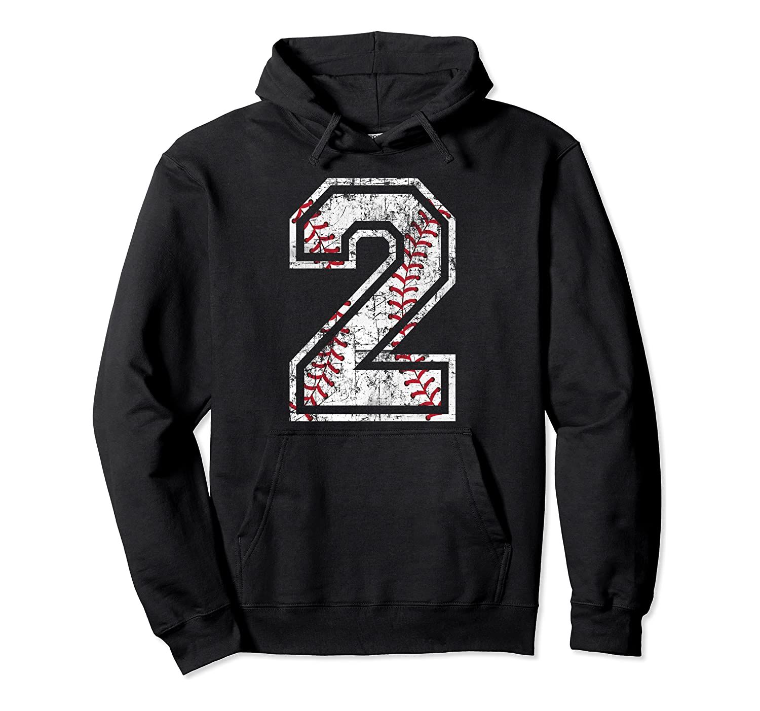 Baseball Jersey Number 2 Vintage Distressed Pullover Hoodie, T-Shirt, Sweatshirt, Tank Top, Racerback, Dolman