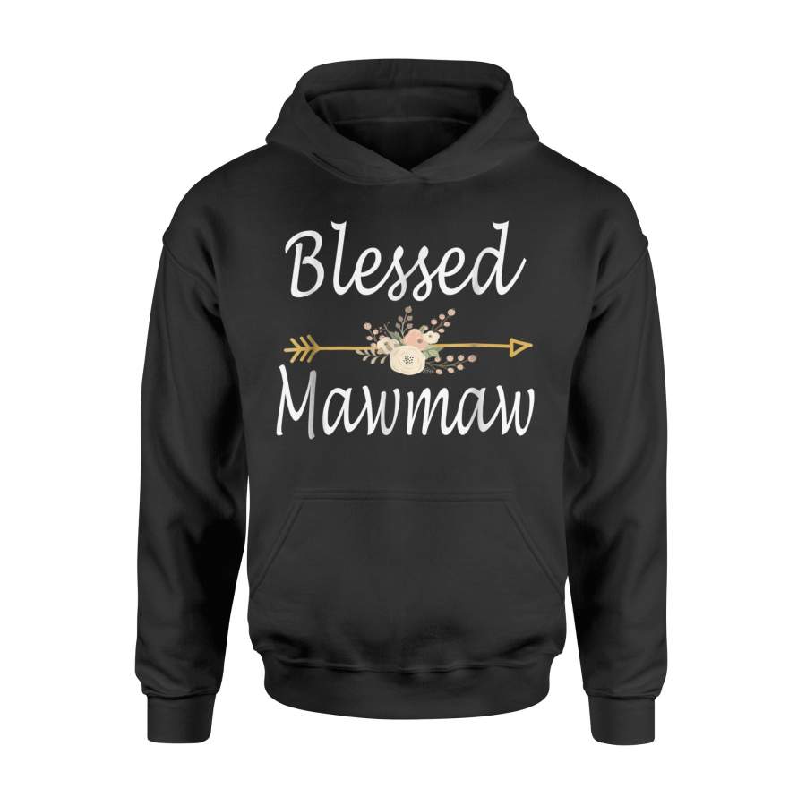 Blessed Mawmaw Thanks Giving Christmas Grandma Hoodie