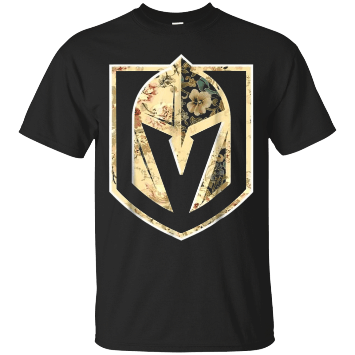 Flower Power Las Vegas Hockey Shirt Golden Gift Knights Cotton Shirt