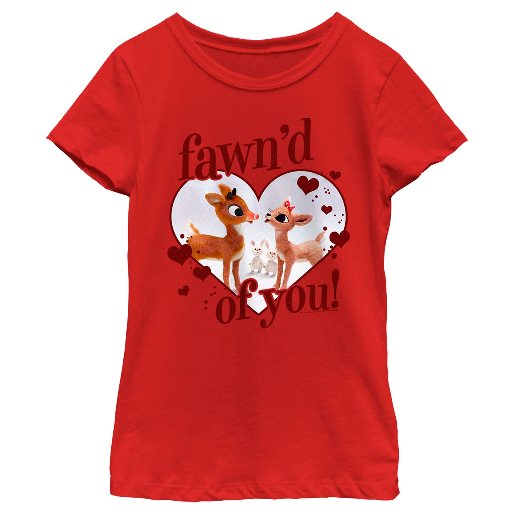 Rudolph The Red-Nosed Reindeer Girl’S Fawn’D Of You  T-Shirt