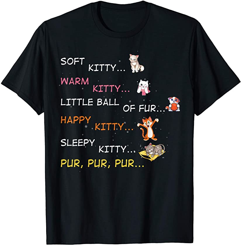 Pur, Pur, Pur Cute Cat Funny Animal Kitty Cats T-Shirt