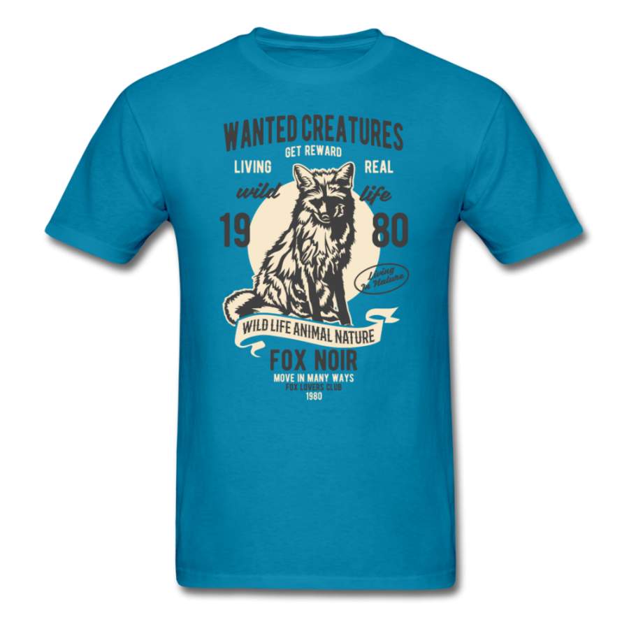 Wanted Creature – Fox Noir Wilf Life | Men’s T-Shirt