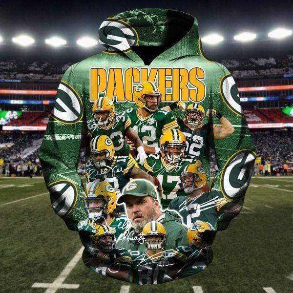 Green Bay Packers 3D Printed Hoodie/Zipper Hoodie 33