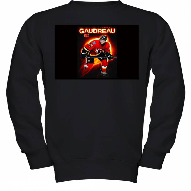 International Calgary Flames Johnny Gaudreau Premium Wall Youth Sweatshirt