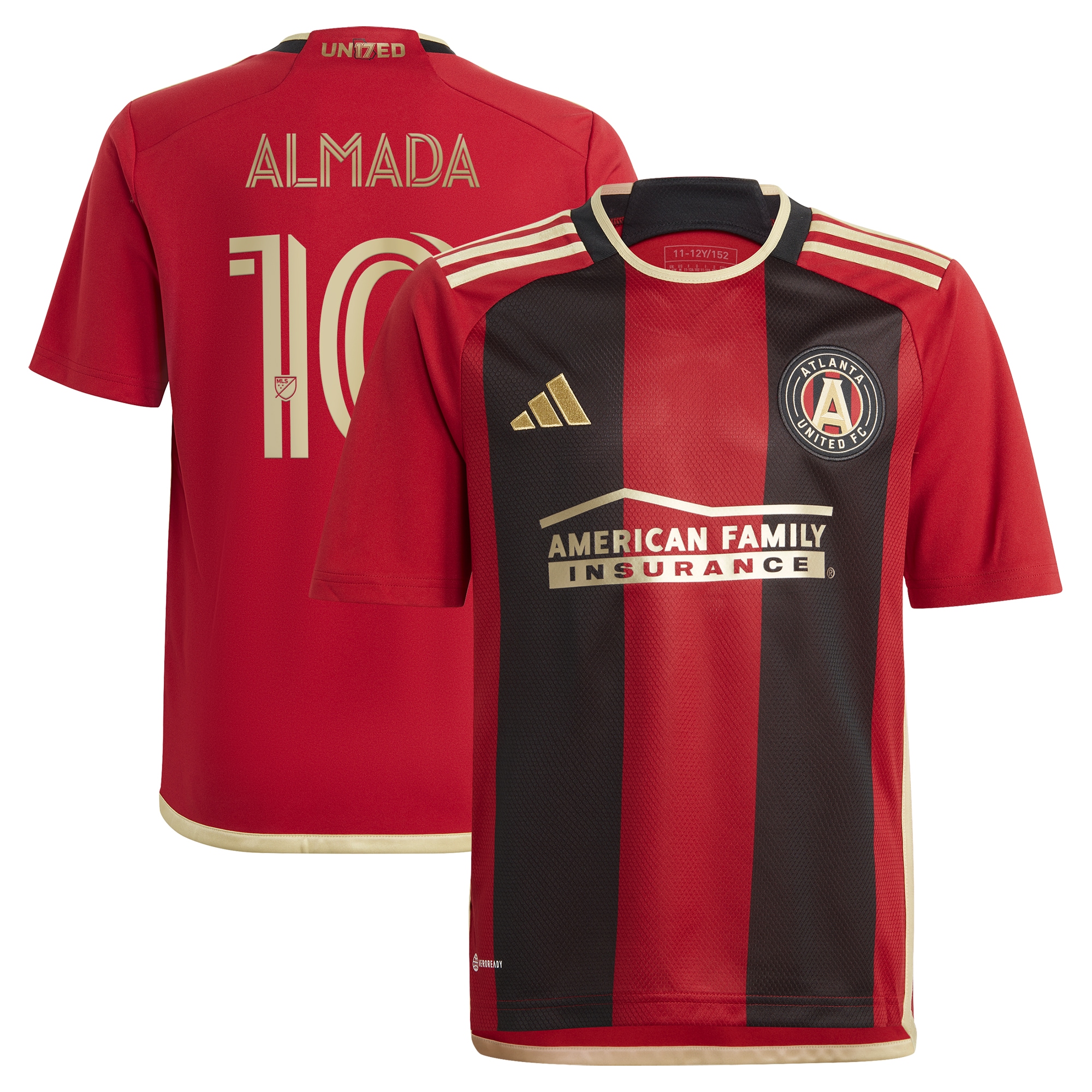 Thiago Almada Atlanta United FC Youth 2023 The 17s' Kit Replica Jersey – Black