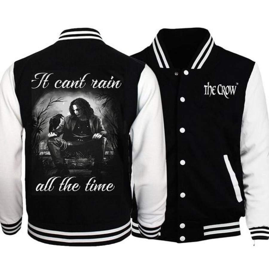 The Crow and Eric Draven Baseball Jacket Sweatshirt T-Shirt