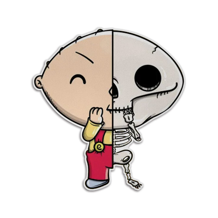 Waybackapparel Stewie Custom Shaped 3D Doormat