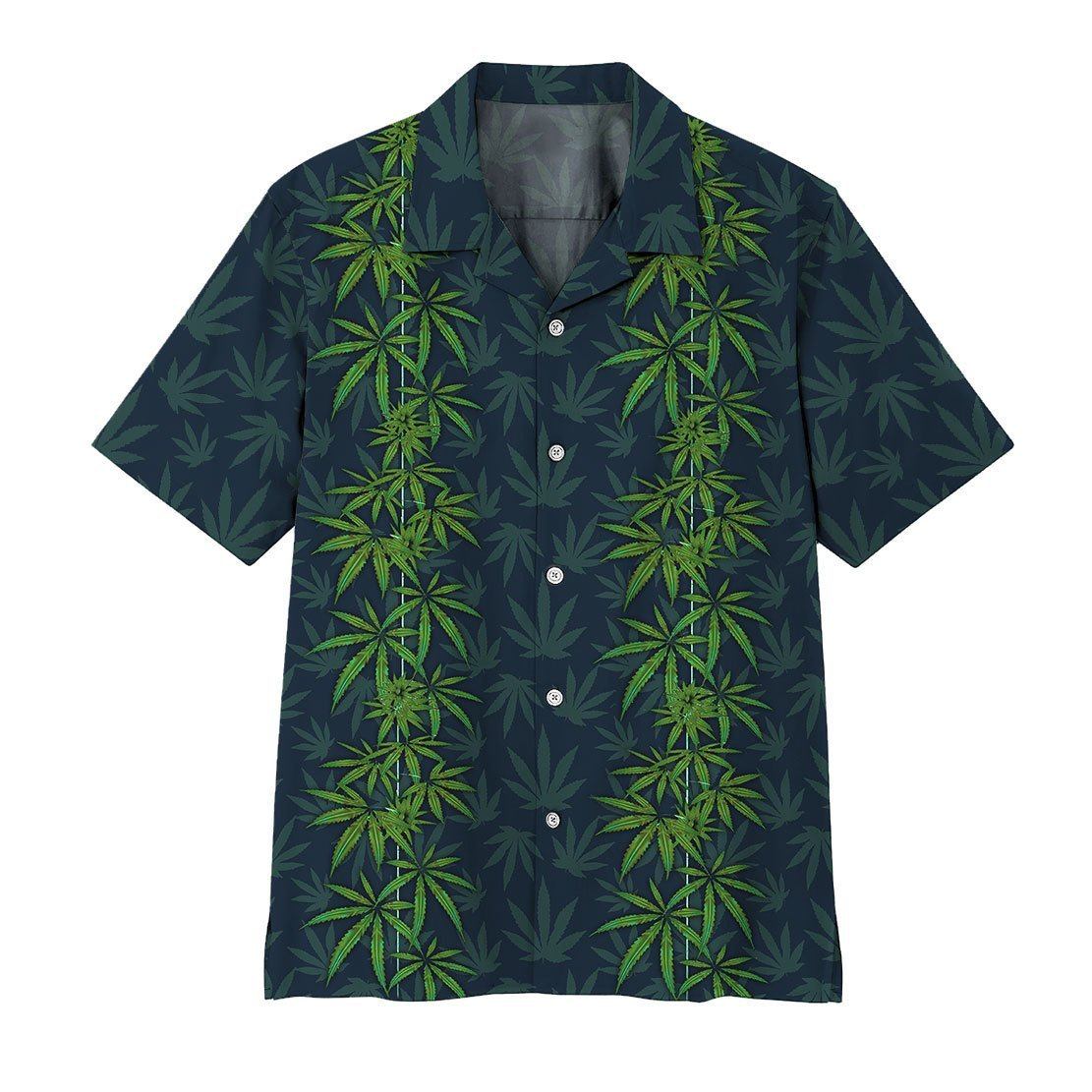 Gearhumans Gearhumsn Cannabis Leaves Hawaiian Shirt Ha44243