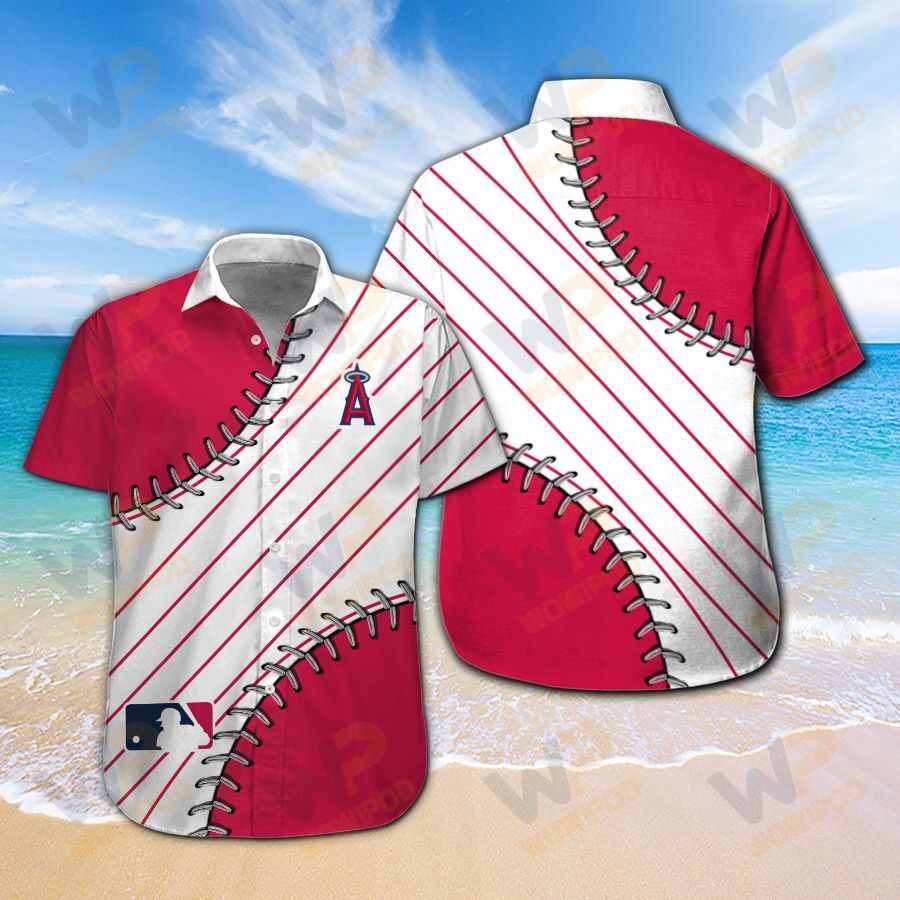 Los Angeles Angels Hawaii Shirt And Beach Shorts 267 Ha85054