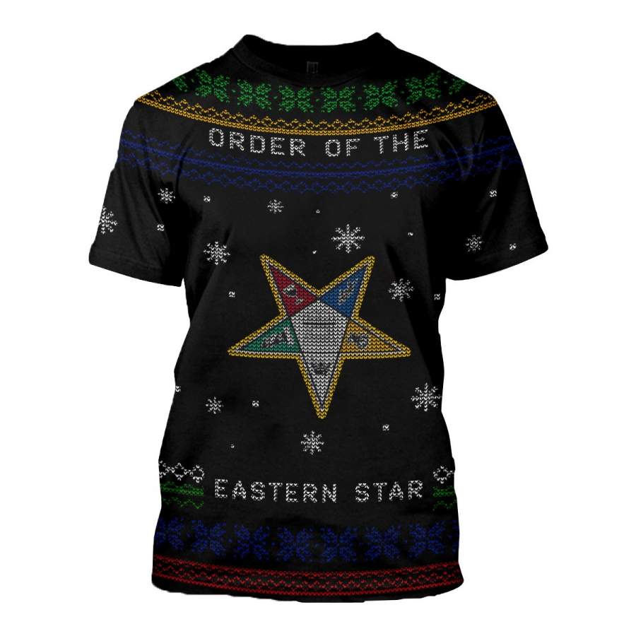 3D ALL OVER OES UGLY CHRISTMAS SWEATER