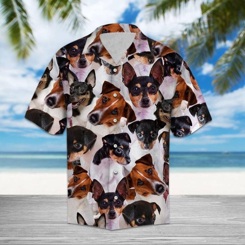 Artsyhomes Toy Fox Terrier Awesome Hawaiian Ha89206