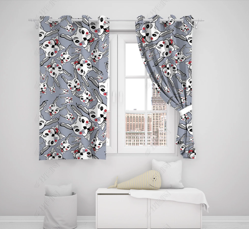 3D Hand Drawn Animal Squirrel Curtains And Drapes Lqh 244