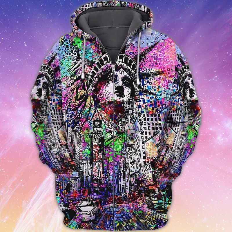 New York Street Art For Men And Women 3D Hoodie Zip Hoodie Y97