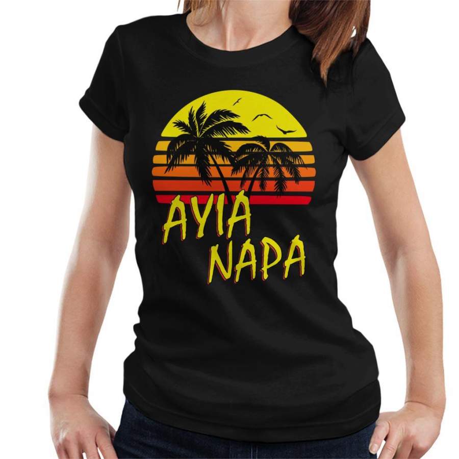 Ayia Napa Vintage Sun Women’s T-Shirt