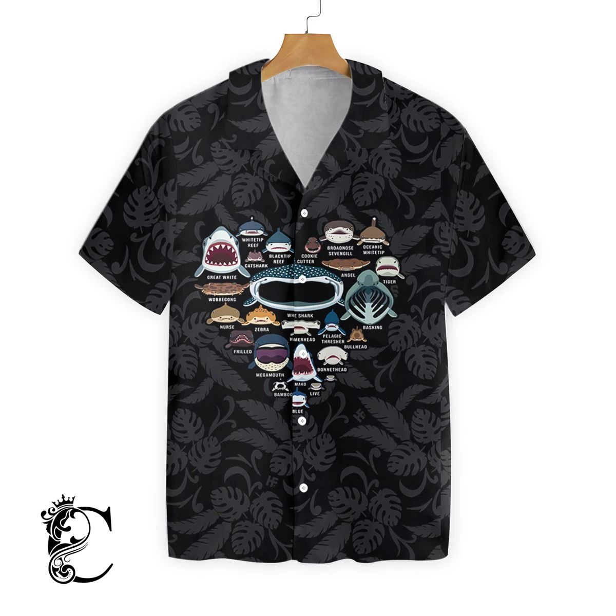 Shark Heart Ez01 2810 Hawaiian Shirt