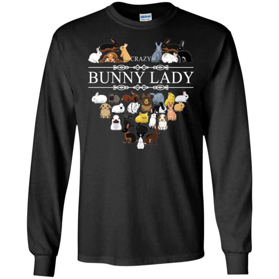 Crazy bunny lady lover Long T-Shirt