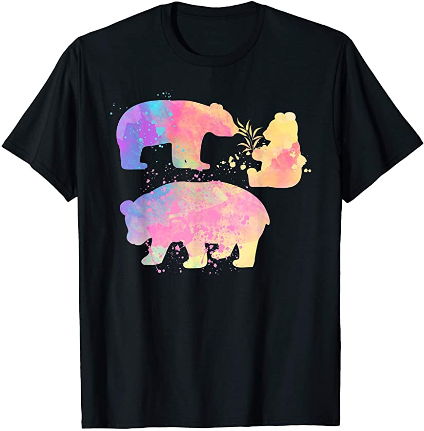 ”Watercolor Pandas” Animal Lover T-Shirt