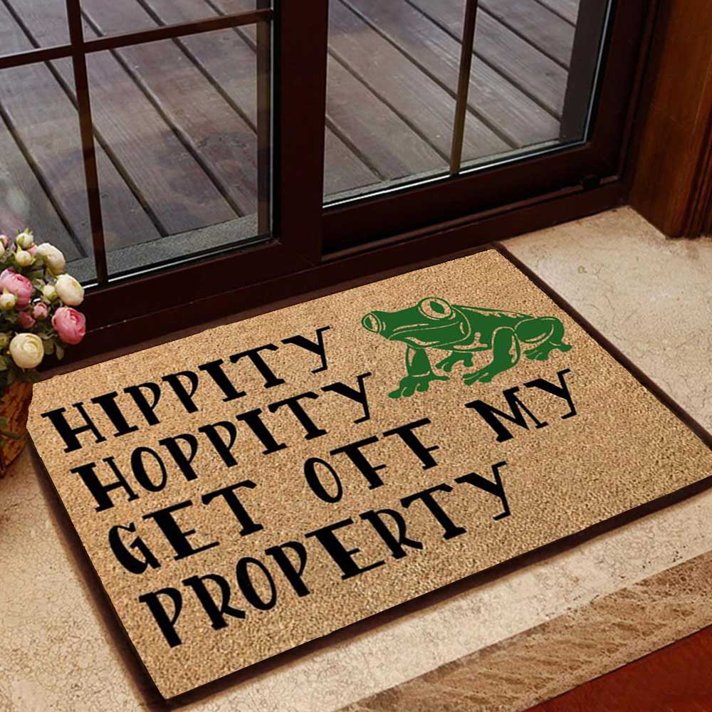 Hippiry Hoppity 01 All Over Printing Doormat Pre2343