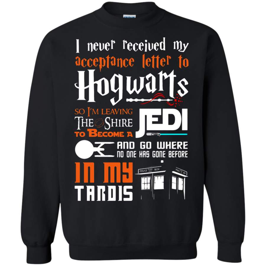 AGR I Never Received My Hogwarts Letter So I ‘m Leaving The Shire Sweatshirt