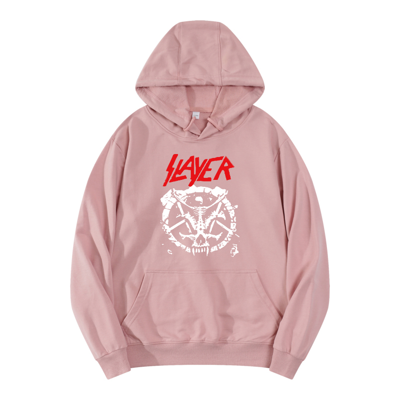 The Slayer rock band pure cotton women sweatshirt plus size hoodie pullovers pocket vintage sweatshirt women clothing sweater alx