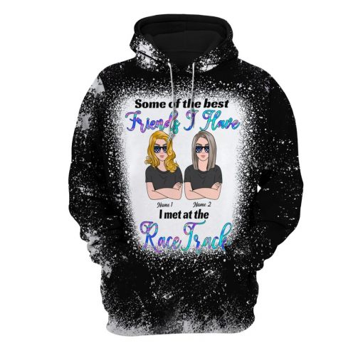 Personalized Halloween Gifts Ideas For Racing Girl Racing Besties I Met At The Race Track Custom All Over Print Products