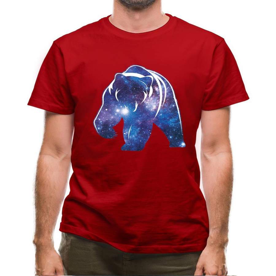 Space Animals – Bear Mens T-Shirt