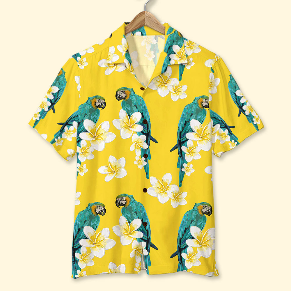 Parrot Hawaii Aloha Yellow Flower Gift For Summer Ha72303