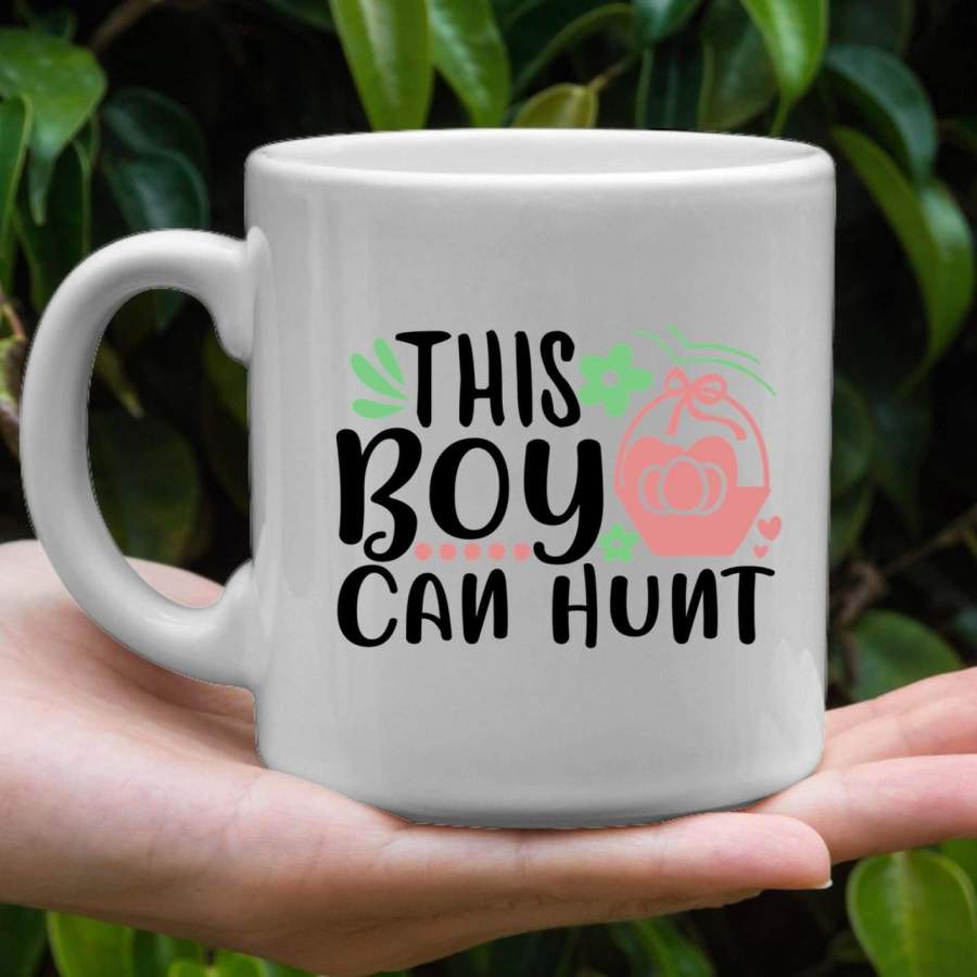 This boy can hunt coffee mug