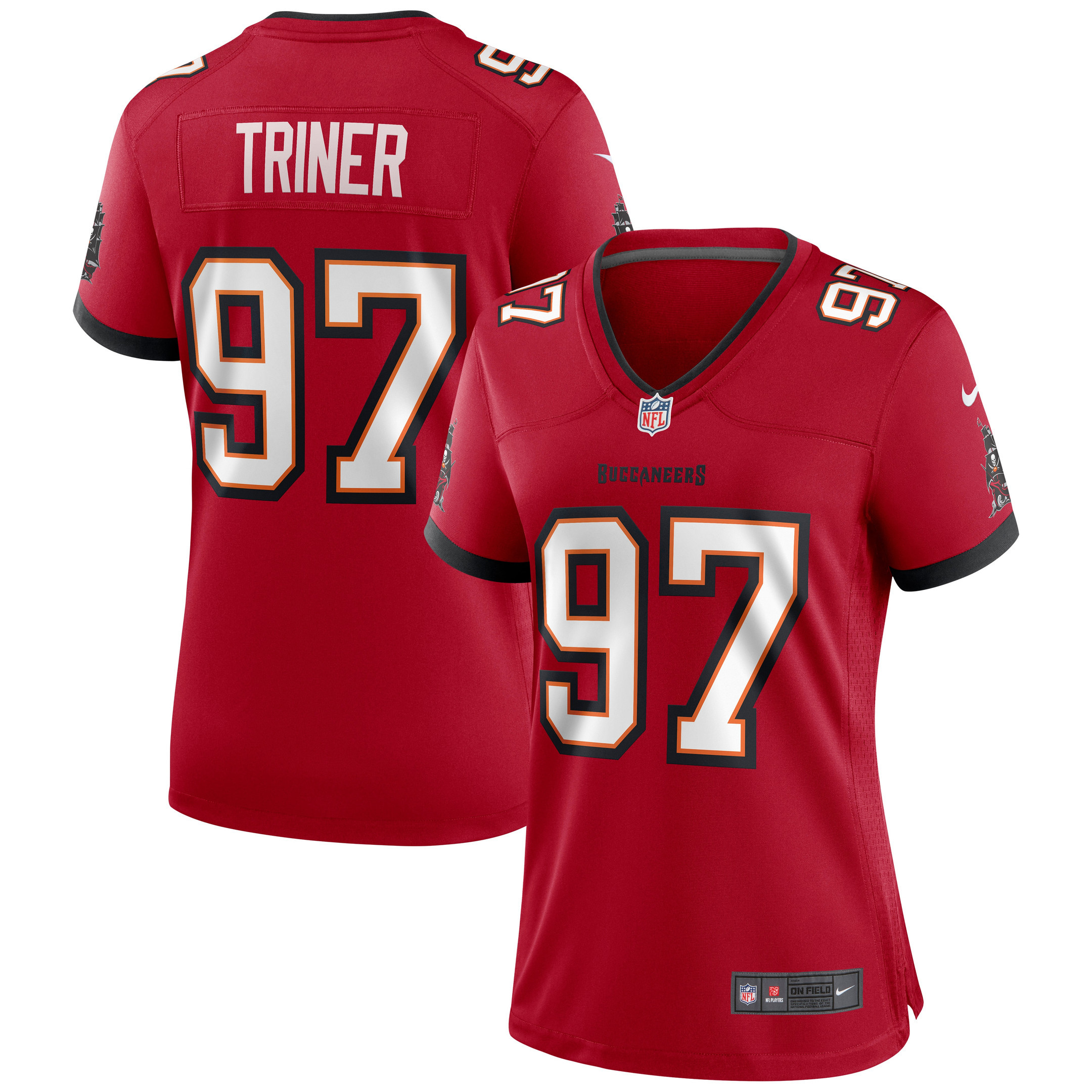 Zach Triner Tampa Bay Buccaneers Womens Game Jersey – Red NFL