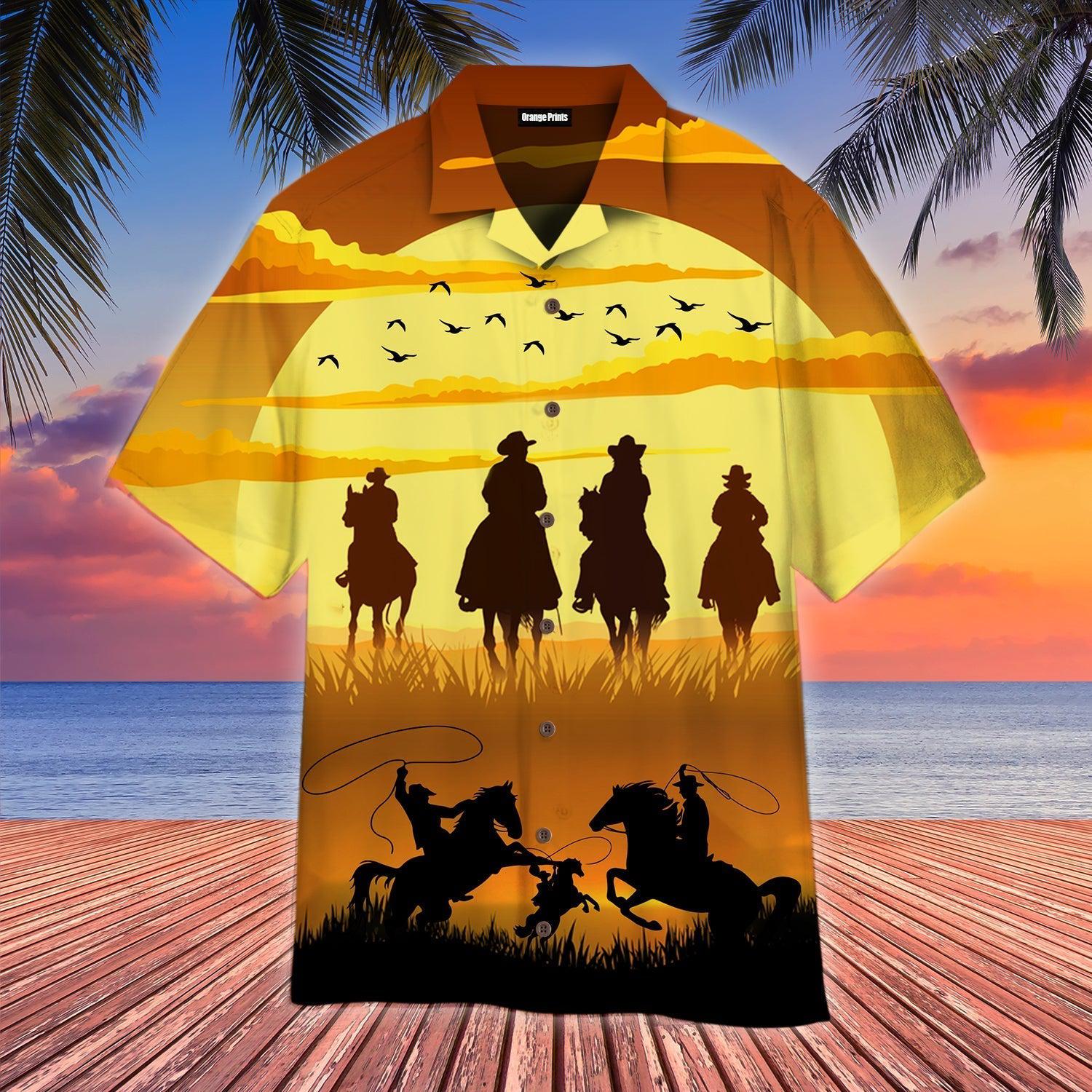 Team Roper Cowboy Hawaii Shirt For Men And Women Ha43168