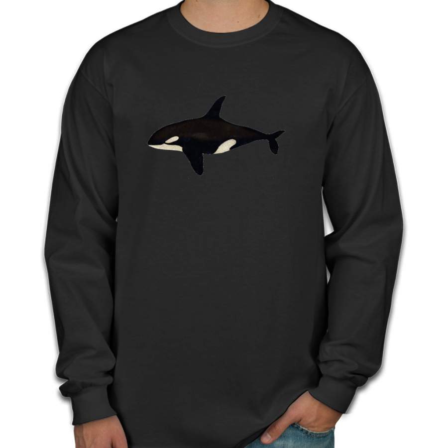 Killer whale Men Long Sleeve Shirt