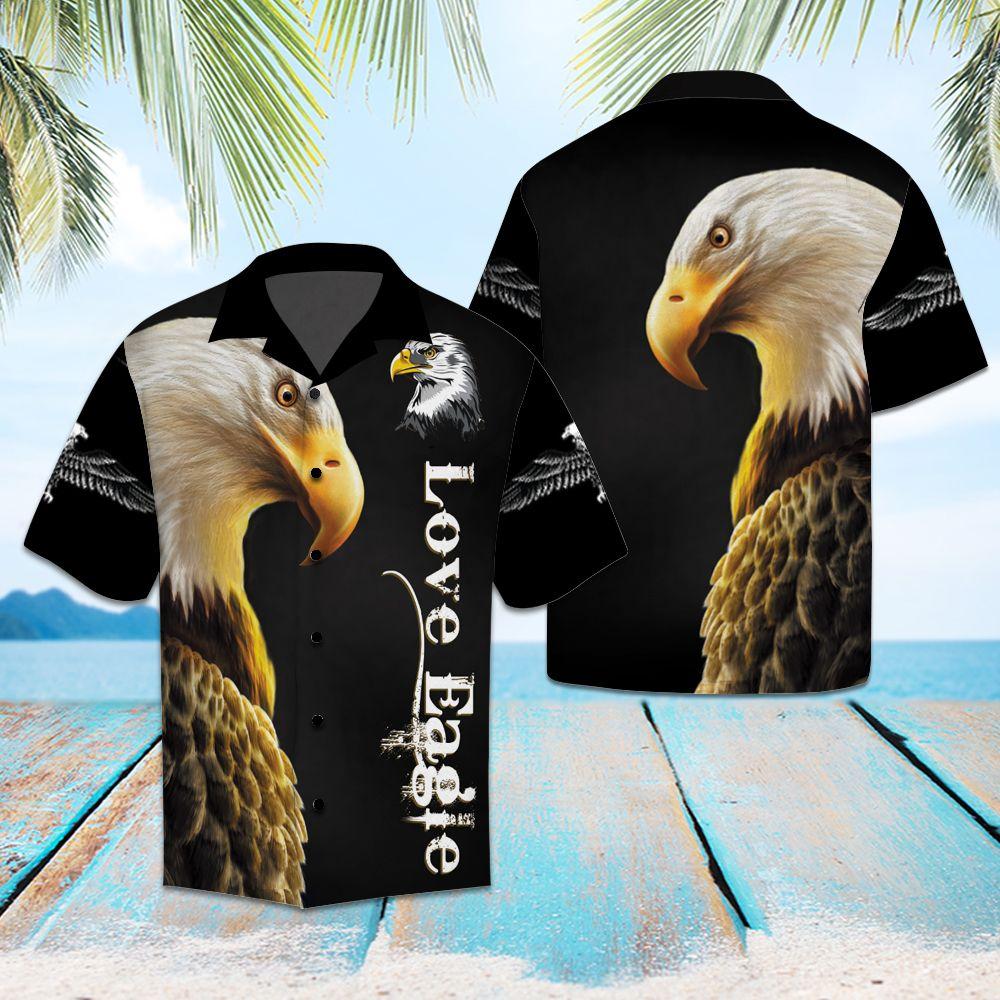 Aloha Shirt Mother’s day Father’s day unique gift ideas for mom & dad from daughter & son kids, meaningful birthday presents –  Amazing Eagle HT20706 – Hawaiian Shirt