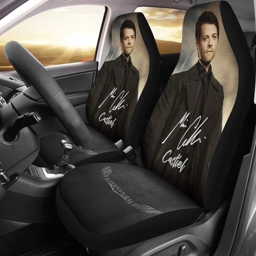 Castiel Signature Supernatural Car Seat Covers MN04