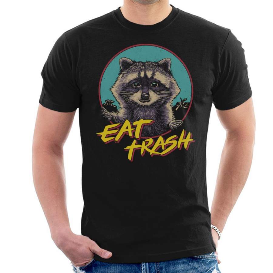 Eat Trash Panda Raccoon Men’s T-Shirt