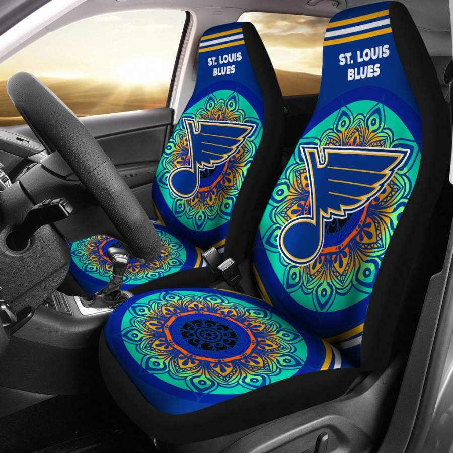 Magical And Vibrant St. Louis Blues Car Seat Covers