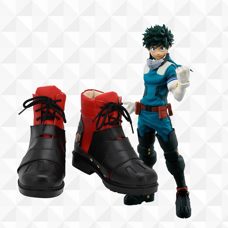 Midoriya Izuku Deku Battle Cosplay Costume Anime My Hero Academia Cosplay Boots Shoes Wig Unisex Jumpsuit Set For Halloween alx X My Hero Academia Collection