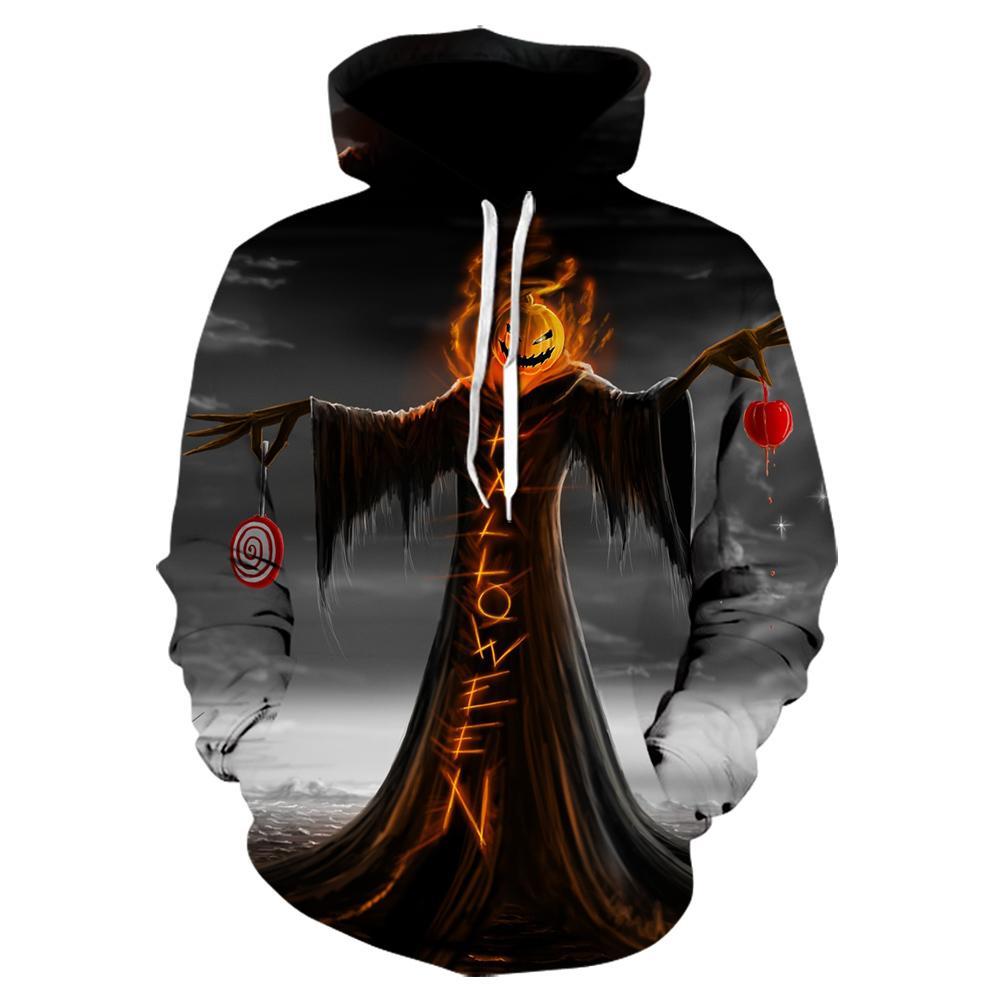 The Nightmare Before Christmas Jack Skellington 3D Printed Pullover Hoodie