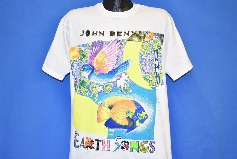 90S John Denver Earth Songs Shirt