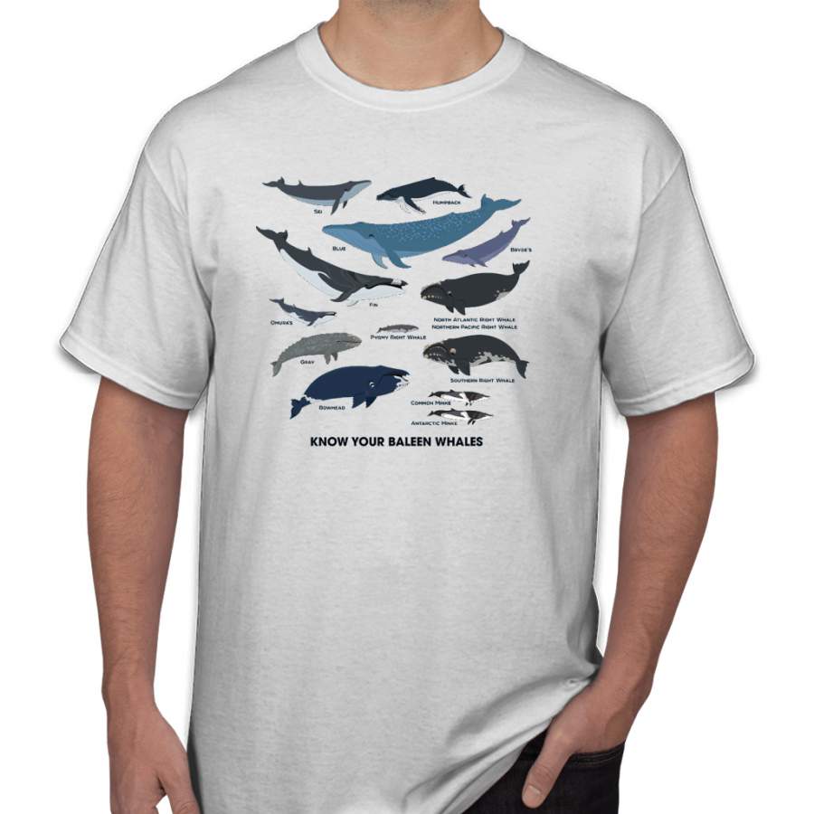 Know Your Baleen Whales Men T-Shirt