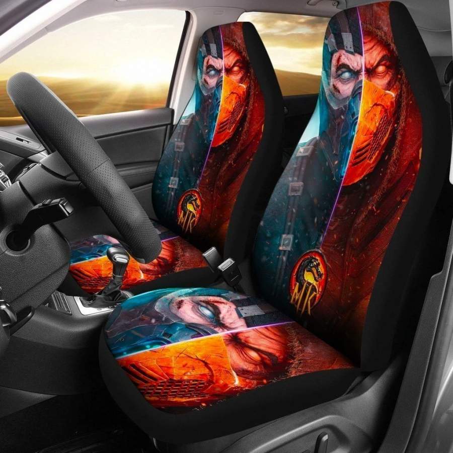 Scorpion Sub Zero Car Seat Covers Mortal Kombat