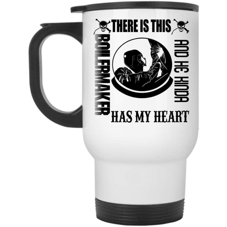 Couple Travel Mug, This Boilermaker Kinda Has My Heart Mug