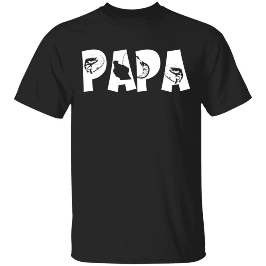 Fishing Papa Fisher Dad Gifts For Father’s Day Tshirt