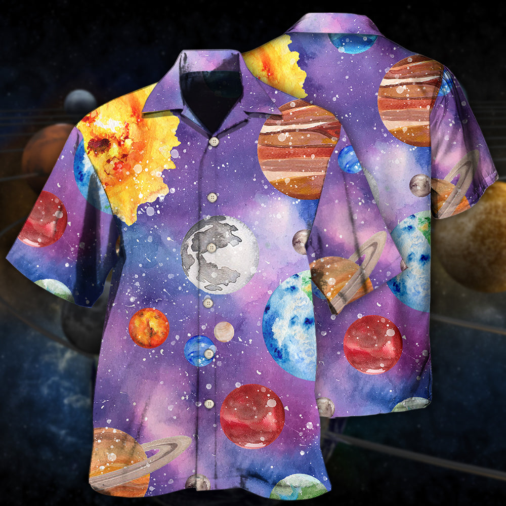 Solar System Planet Hawaii Shirt Ha10871