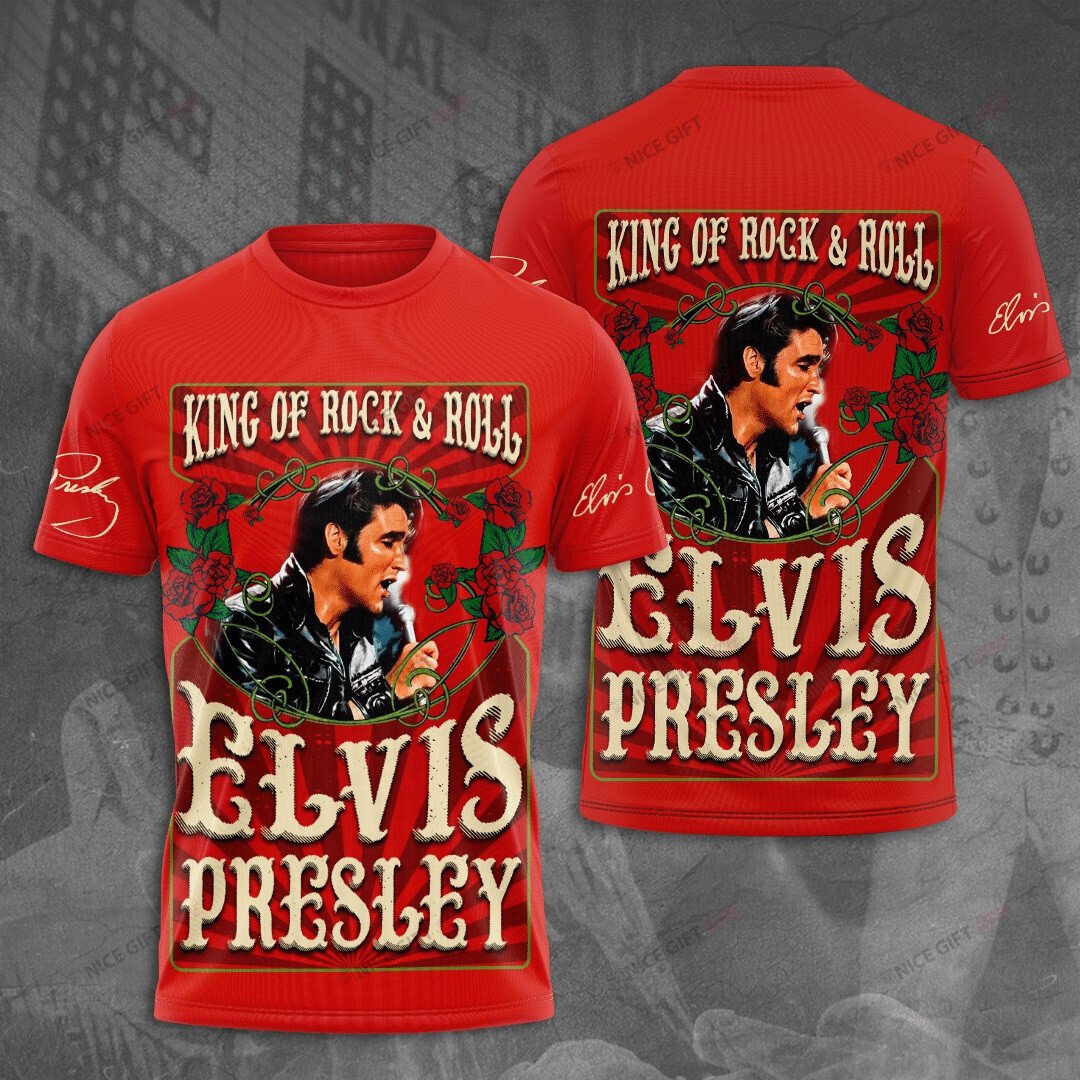 Elvis Presley 3D T-Shirt 3Ts-K7X6