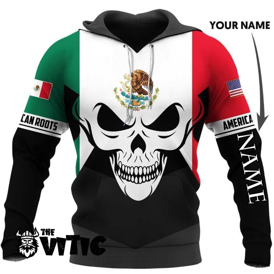 TheVitic™ Customized Skull Mexican hoodie HD05869