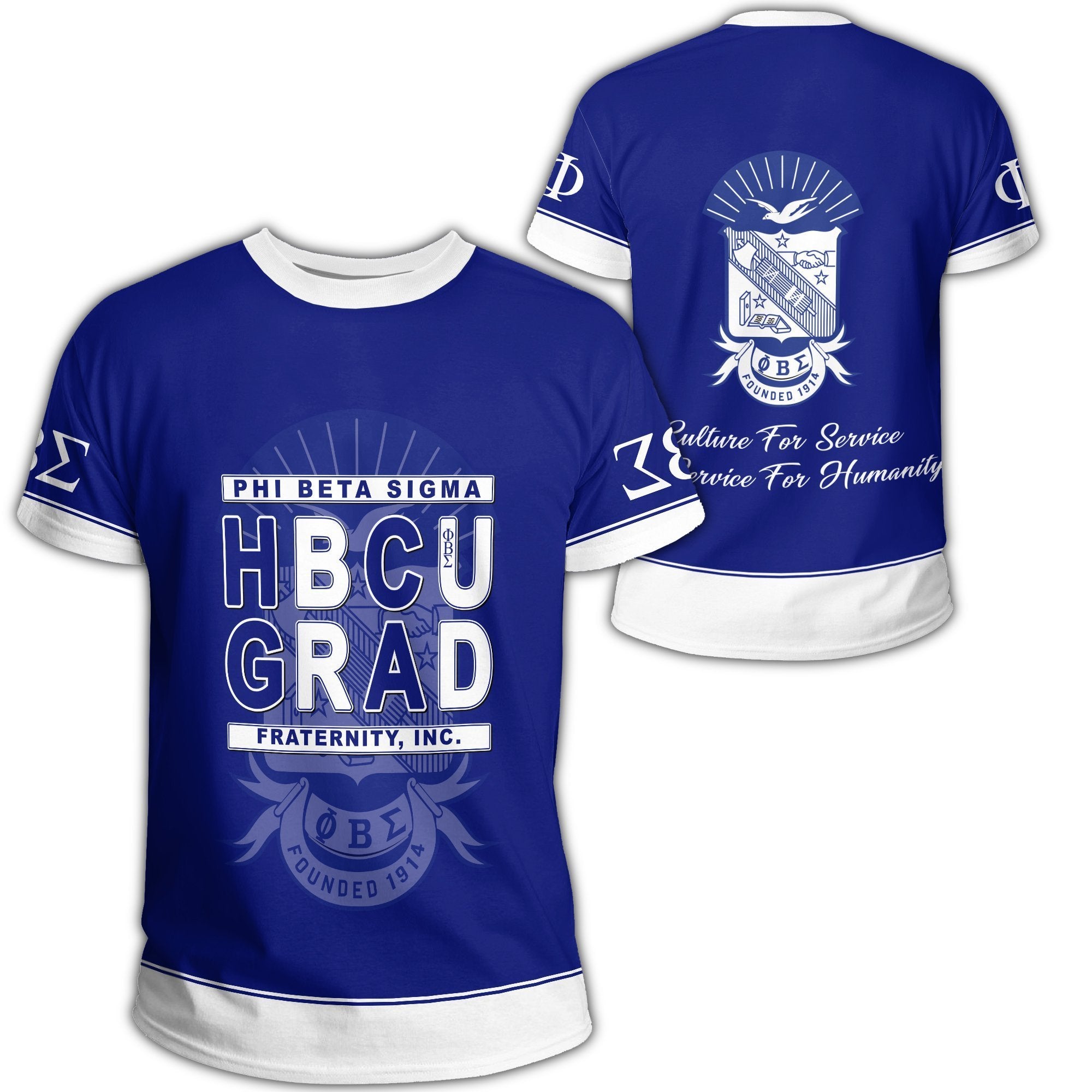 Greek Life T-Shirt – Phi Beta Sigma T-Shirt Hbcu Style J1