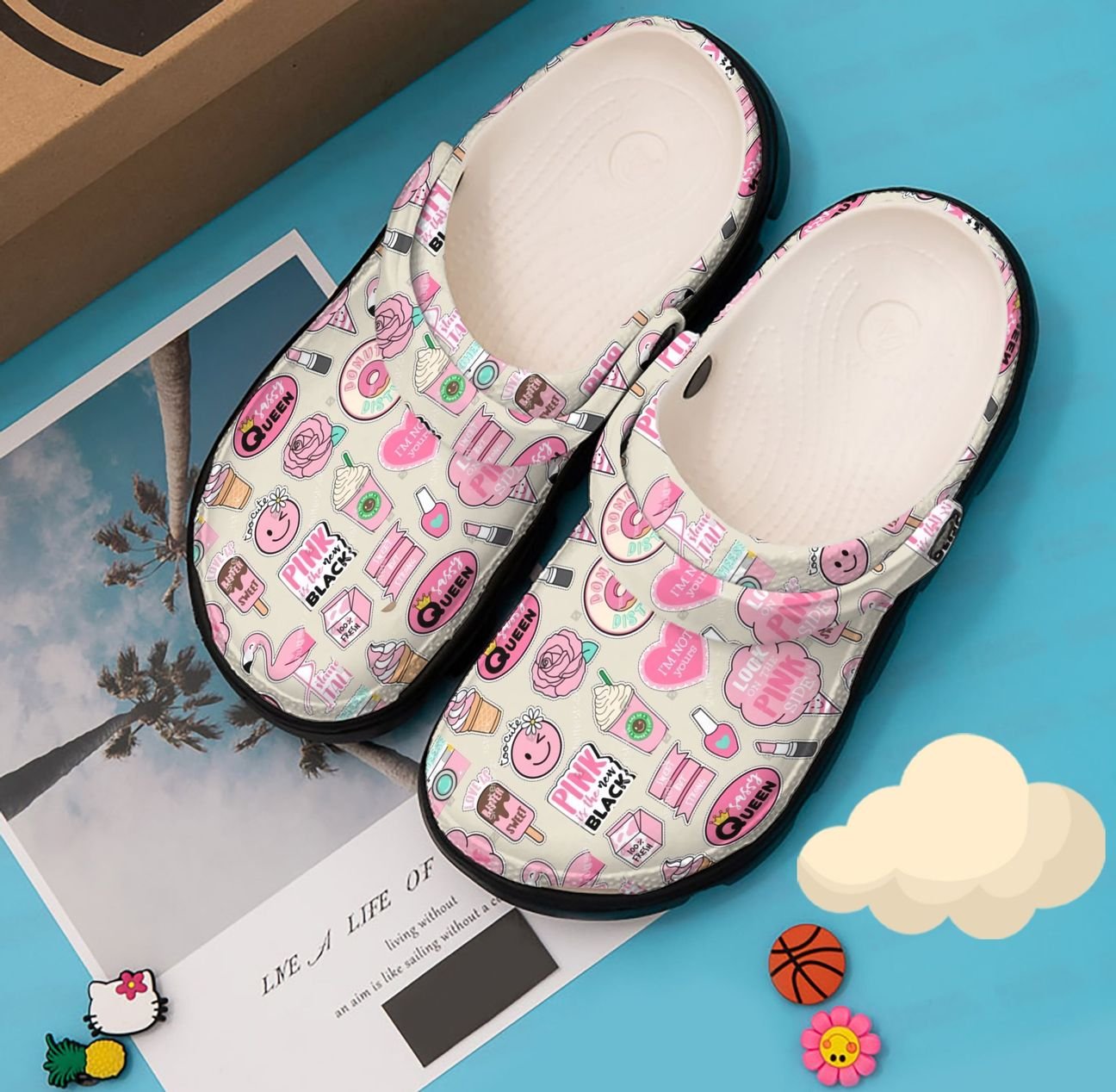 Girl Personalized Clog, Custom Name, Text, Color, Number Fashion Style For Women, Men, Kid, Print 3D I Am A Girl