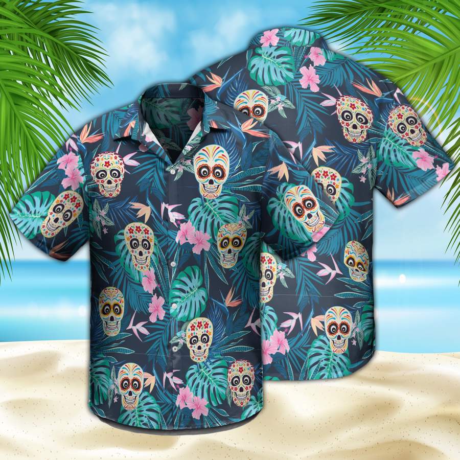 Skull Hawaiian Shirt Ha20016