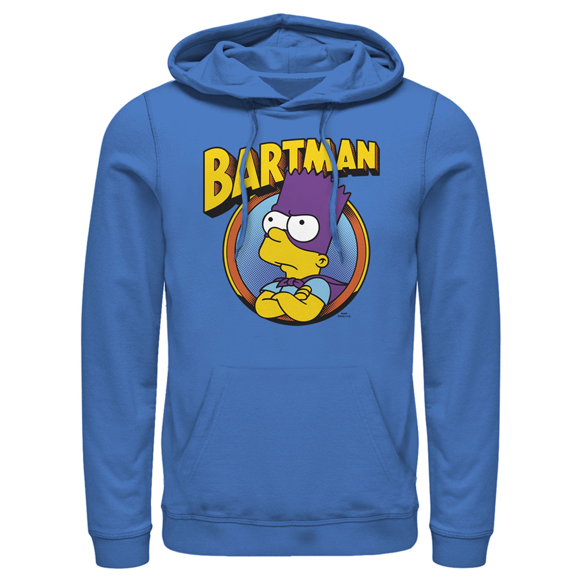 The Simpsons Men’S Bartman  Pull Over Hoodie