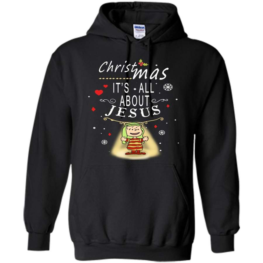 Christmas It’s All About Jesus B – Gildan Heavy Blend Hoodie